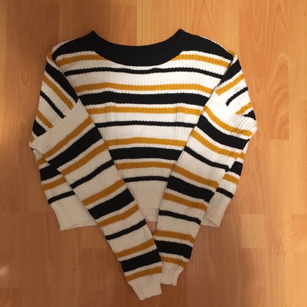 Striped preppy sweater